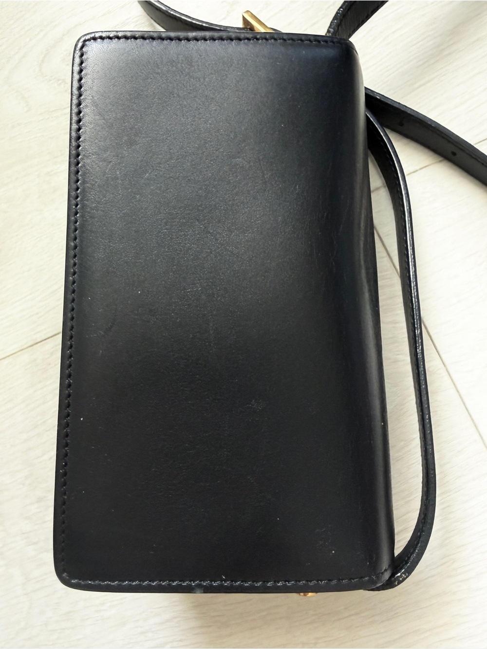 YSL Saint Laurent Black Calfskin Leather Small Lulu Bag Crossbody Bag - Picture 8 of 16